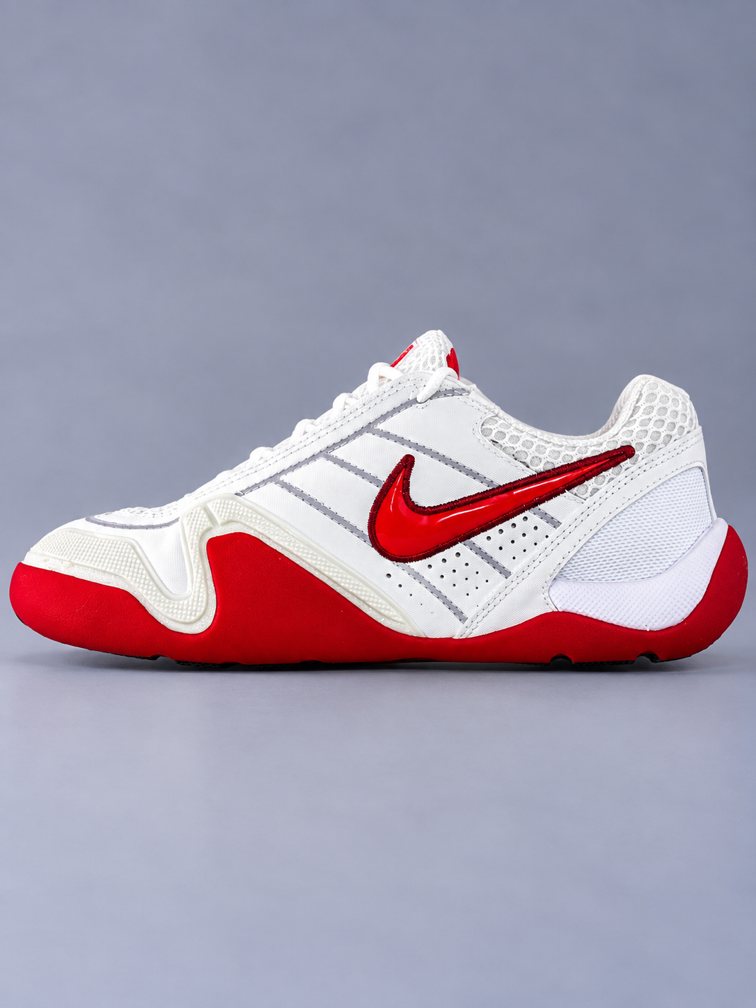 Nike Air Zoom Fencing Shoes White/Sport Red-Lt Graph